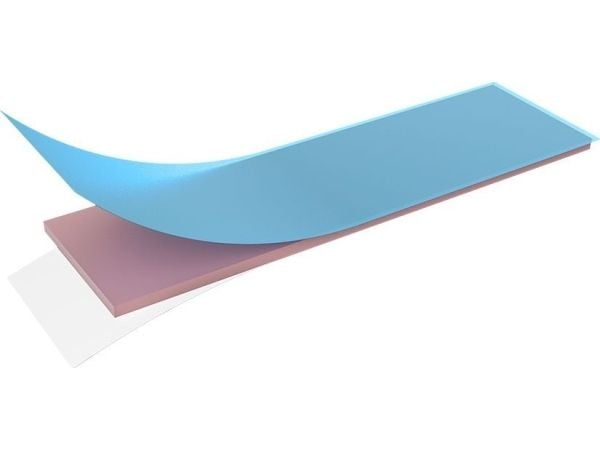 Akasa AK-TT600-KT03, Termisk pute, 6 W/m·K, 2,95 g/cm³, Silikon, Lyserosa, -40 - 160 °C