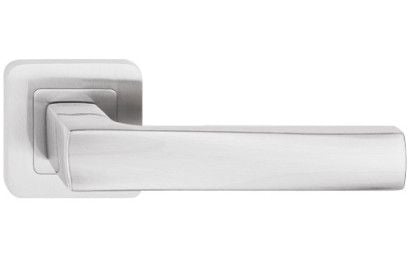 Metal-Bud dørhåndtak EUFORIA/IBIZA kvadrat avrundet nikkel satin