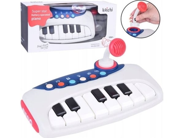 Jokomisiada interaktivt musikkinstrument orgel med mikrofon