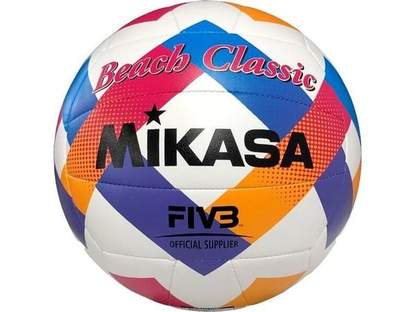 Mikasa Beachvolleyball Mikasa Beach Classic hvit-blå-rosa BV543C-VXA-O 5