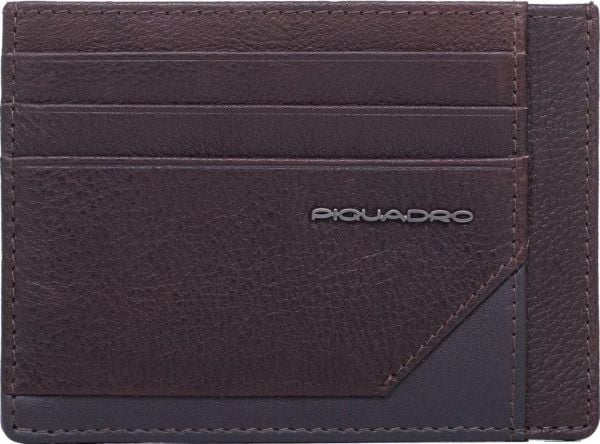 Piquadro Tallin läderplånbok för ficka PP2762W108R brun