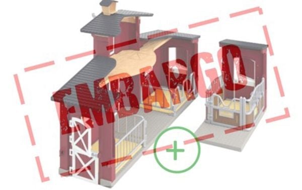 schleich FARM WORLD 42724, Dyr, Buildings, Farm animals / farm toys, Horse Stable, Horses, 3 år, Flerfarget