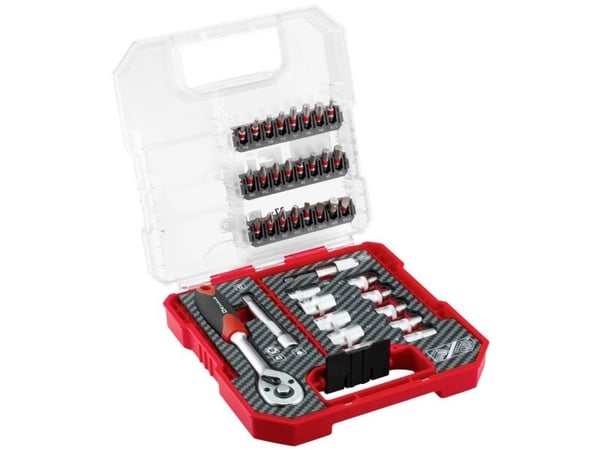 Einhell 49109022, 23 stykker, PH2, PZ3, 1/4", Stål, T10 / T15 / T20 / T25 / T27 / T30 / T40 / H2.5 / H3 / H4 / H5 / H6 / PH1 / 2x PH2 / PH3 / PZ1 /...