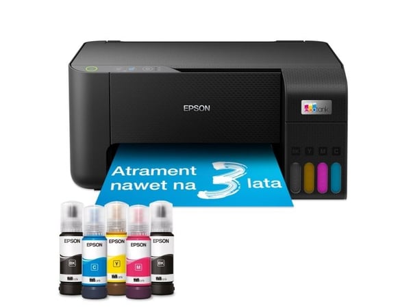Epson EcoTank L3230 - Multifunksjonsskriver - farge - ink-jet - ITS - A4/Legal (medie) - opp til 10 spm (trykking) - 100 ark - USB - svart