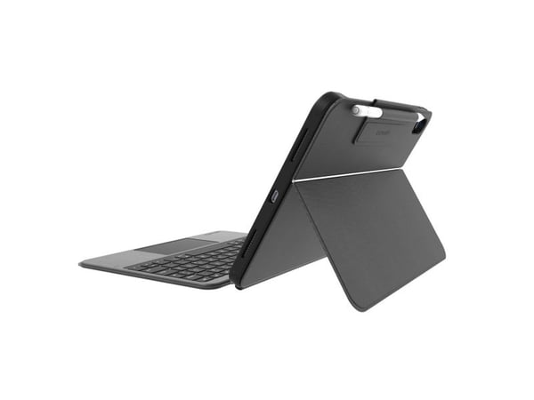 4smarts - Tastatur og folioveske - med styrepute - Apple Smart connector - QWERTZ - grafitt