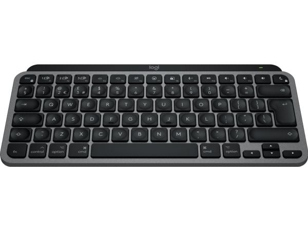 Logitech Master Series MX Keys Mini for Mac - Tastatur - compact - bakbelysning - trådløs - Bluetooth LE - QWERTY - Storbritannia - romgrå