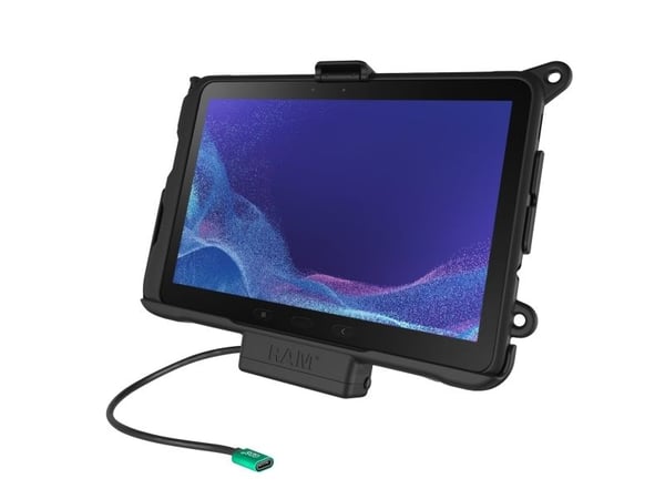 RAM Mounts RAM-HOL-SAM52CPU, Samsung, Tab Active4 Pro & Tab Active Pro, USB Type-C, Svart, Grön