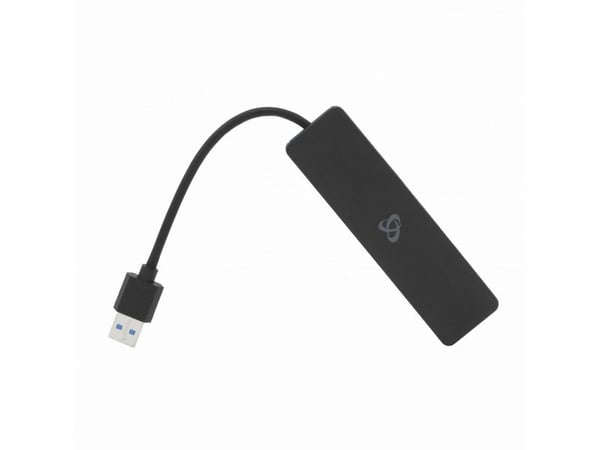 SBOX H-504, USB 2.0, USB 3.0, 5000 Mbit/s, Sort, Akrylonitril-butadien-styren (ABS), 0,1 m