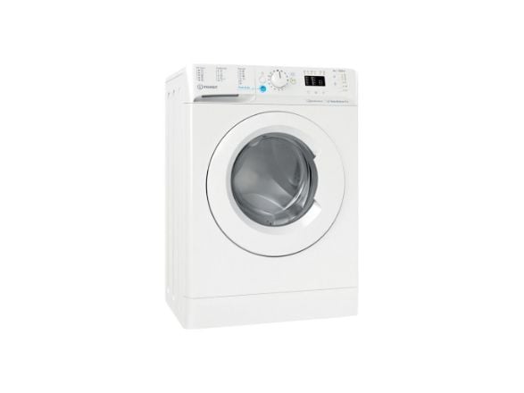 Indesit vaskemaskin INDESIT BWSA 61294 W, EU, energiklasse C, front, 6 kg, 1151 RPM, dybde 42,5 cm, bredde 59,5 cm, display Big Digit, hvit