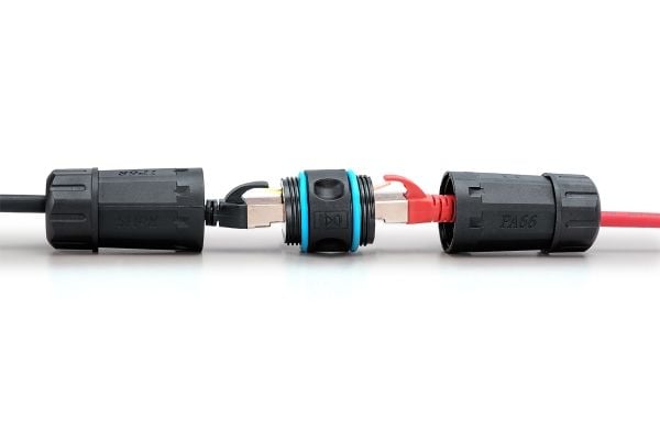 Digitus DN-93905-OD, RJ-45, RJ-45, Svart
