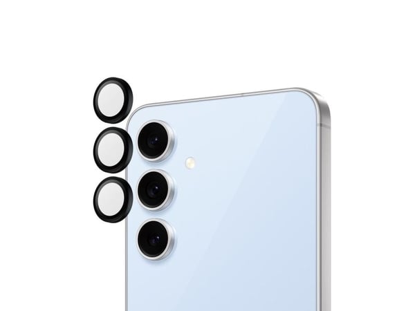 PanzerGlass Hoops - Linsebeskyttelse for mobiltelefon - svart - for Samsung Galaxy S24 FE