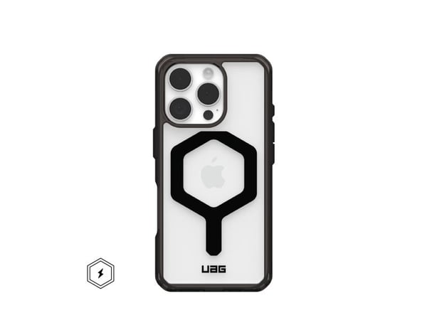 Urban Armor Gear Plyo, Suojus, Apple, iPhone 16 Pro, 16 cm (6.3"), musta