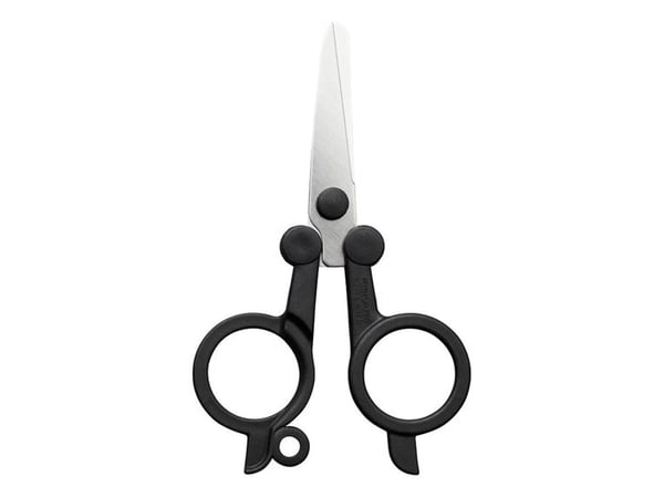 Fiskars 1075352, Voksen, Rett kutt, Enkelt, Svart, Rustfritt stål, Rustfritt stål, Universal