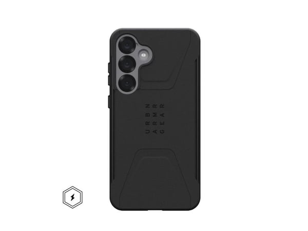 Urban Armour Gear Civilian, Deksel, Samsung, Galaxy S25 Plus, 17 cm (6,7"), Sort