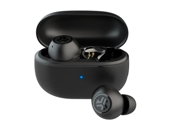 JLab Go Pop ANC, True Wireless Stereo (TWS), 20 - 20000 Hz, Samtaler/musikk, Hodesett, Svart
