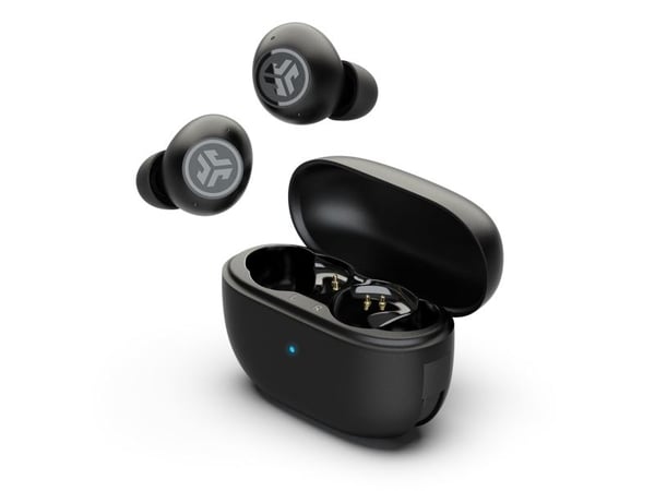 JLab Go Pop ANC, True Wireless Stereo (TWS), 20 - 20000 Hz, Samtaler/musikk, Hodesett, Svart