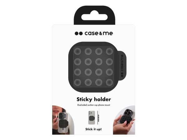 SBS CMSILSUCTION4, Mobiltelefon/smarttelefon, Passiv holder, Universell, Sort