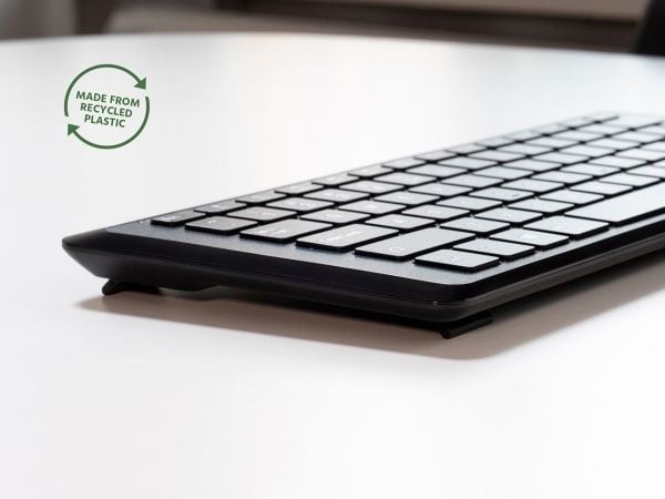 Mousetrapper Type Mini - Näppäimistö - kompakti - langaton - Bluetooth - QWERTY - Pohjoismainen