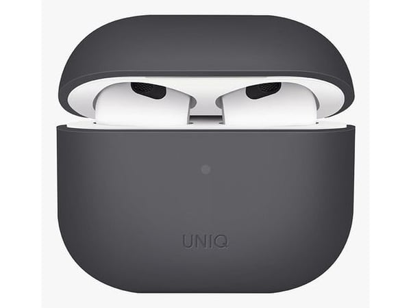Uniq Lino, Ladeetui, Polykarbonat (PC), Silikon, Grå