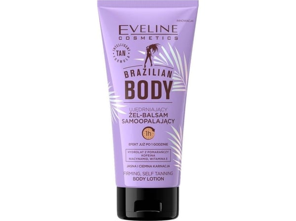 Eveline Cosmetics Brazilian Body jevnende selvbrunende gel-balsam 150 ml