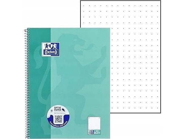 Oxford Collegeblock A4+ 80 Blatt Microperforation