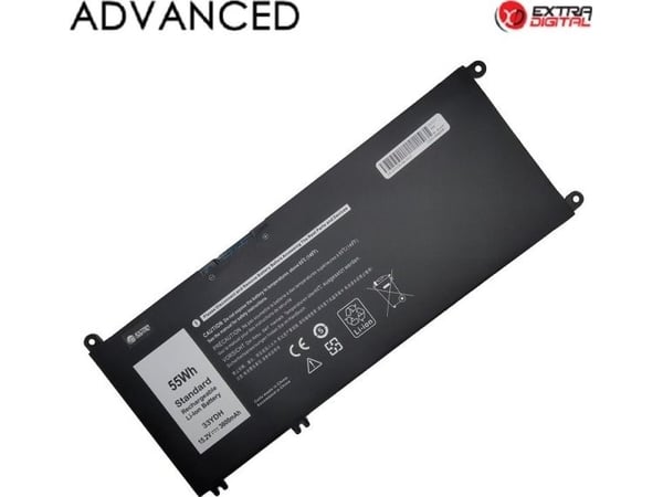 Bateria Extra Digital Kannettavan tietokoneen akku DELL 33YDH, 55Wh, Extra Digital Advanced