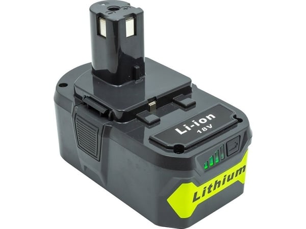 Ekstra digitalt batteri til verktøy RYOBI RB18L40, 18V, 4Ah, Li-ion