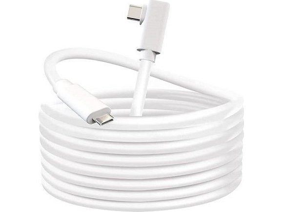 Extra Digital Cable Oculus Quest VR USB3.2 Gen 1, USB-C USB-C:hen, 5m, valkoinen