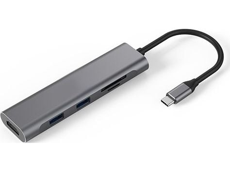 Extra Digital CA913459, USB 3.2 Gen 1 (3.1 Gen 1) Type-C, HDMI, USB 3.2 Gen 2 (3.1 Gen 2) Type-A, MicroSD (TransFlash), SD, 5000 Mbit/s, 60 Hz, 384...