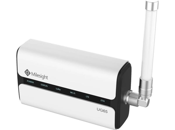 Milesight UG65 - Gateway - 1GbE - LoRaWAN, Wi-Fi - 2.4 GHz - skystyring desktop / wall / pole mountable