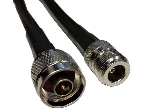 Hismart-kaapeli LMR-400, 5m, N-uros RP-SMA-uros RP-SMA-urokseen