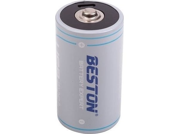 BESTON batteri 1,5V med USB-C-uttak, 4000 mAh, Li-Ion