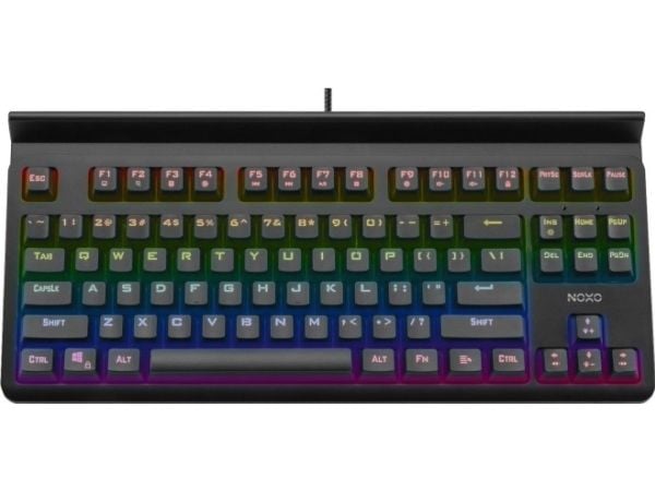 Tastatur Noxo NOXO | Spectre | Svart | Tastatur for spill | med kabel | Mekanisk | EN/RU | 650 g Blå brytere