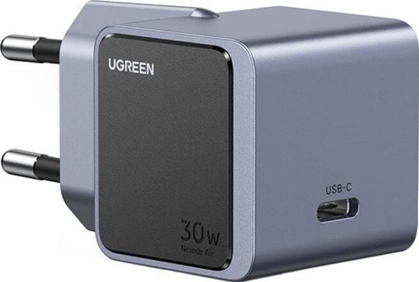 Ugreen Nexode Air - Strømadapter - 30 watt - PD 2.0, PD 2.0/PPS, PD 3.0, Power Delivery 3.0 + PPS, QC 2.0, QC 3.0, QC 4.0, QC 4.0+, Apple Fast Char...
