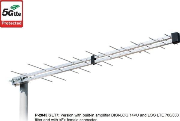 Iskra TV-antenne ISKRA P-2845 GTL7 sølv