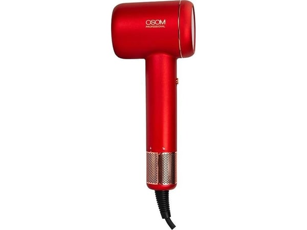 Hårføner Osom Professional NERO OSOMPF8RD, 1600 W, rød