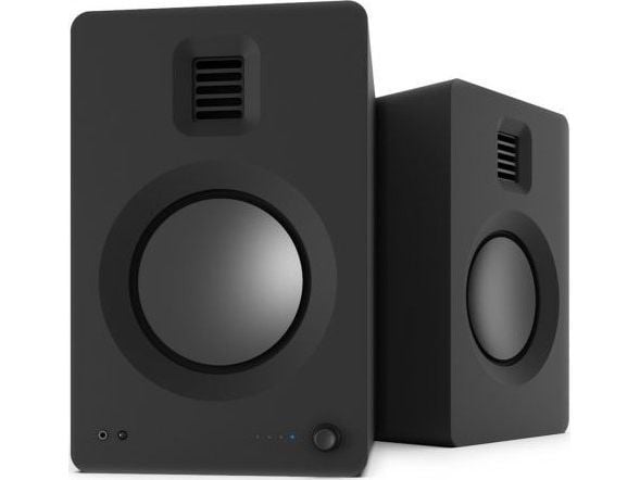 KANTO AUDIO premium aktiv høyttaler med hodetelefonutgang, USB DAC, dedikert phono-forforsterker, Bluetooth (inkl. type F & G strømkabler) matt svart