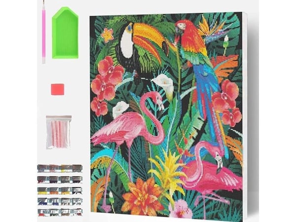 Planet Splat Planet diamantpuslespill TROPICS 30x40 cm