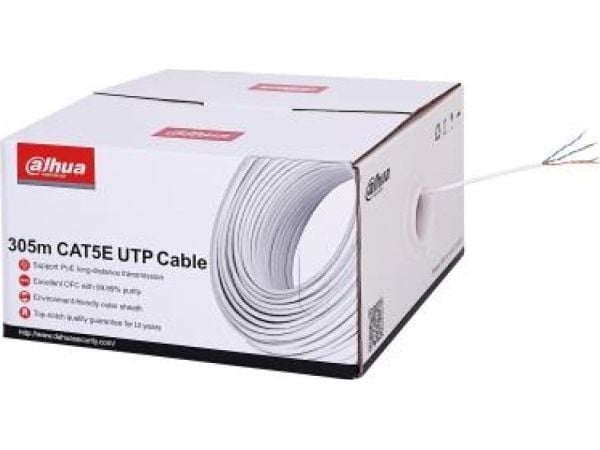 Dahua Technology PFM920I-5EU-C, 305 m, Cat5e, U/UTP (UTP), Hvit