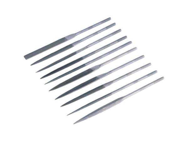 TOOLCRAFT 821006 nålfilinsats 10 delar 90 mm 180 mm 1 set