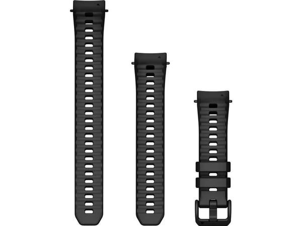 Garmin 20 mm:n kellonauhat (Instinct E - 40 mm), musta silikoni