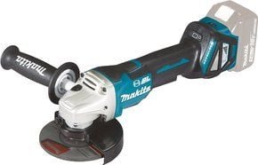 Makita DGA518ZU Akkukulmahiomakone, kierrosluvun säätö 3000-8500min-1, 18V, ø125mm, "mela"-kytkin, AWS, Ilman akkuja ja laturia!