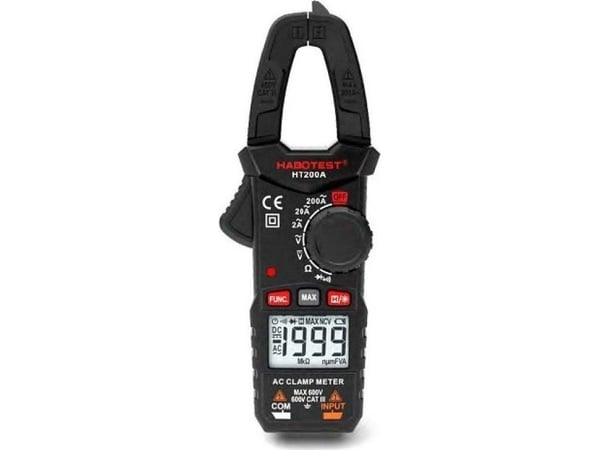 Habotest måler-/måletang AC600V/200A, DC600V