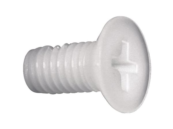 TOOLCRAFT försänkta skruvar M4 20 mm krysspår Philips DIN 965 plast/polyamid, 10 st TOOLCRAFT försänkta skruvar M4 20 mm krysspår Philips DIN 965 plast/polyamid, 10 st