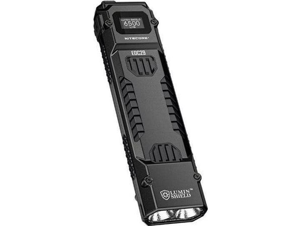 Nitecore EDC29, Lommelykt, Sort, Rustfritt stål, Knapper, IP54, 2 lamper