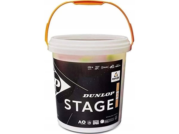 Dunlop tennisballer Dunlop STAGE 2 Orange 60-bøtte ITF