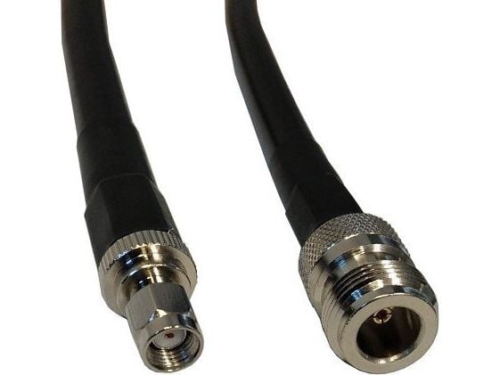 Hismart kabel LMR-400 2 m N-hunn til RP-SMA hann