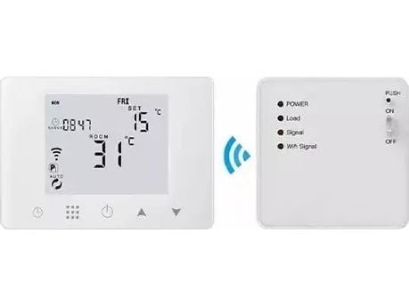 Hismart TUYA programmerbar termostat til varmtvannsbereder, WiFi