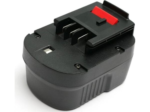 Ekstra digitalt batteri for verktøy Black&DECKER A1712, 12V, 3,0Ah, Ni-MH