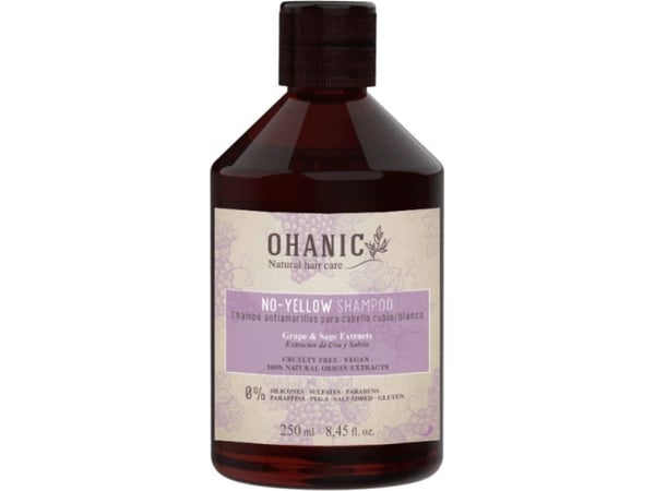 Natura House sjampo for lyse hår Ohanic uten gul 250 ml